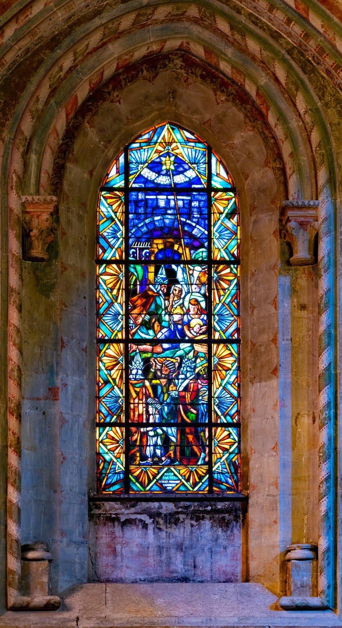 חלון ויטראז' בקתדרלת לוזאן