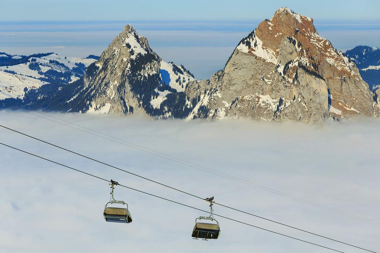 רכבל סקי באלפים