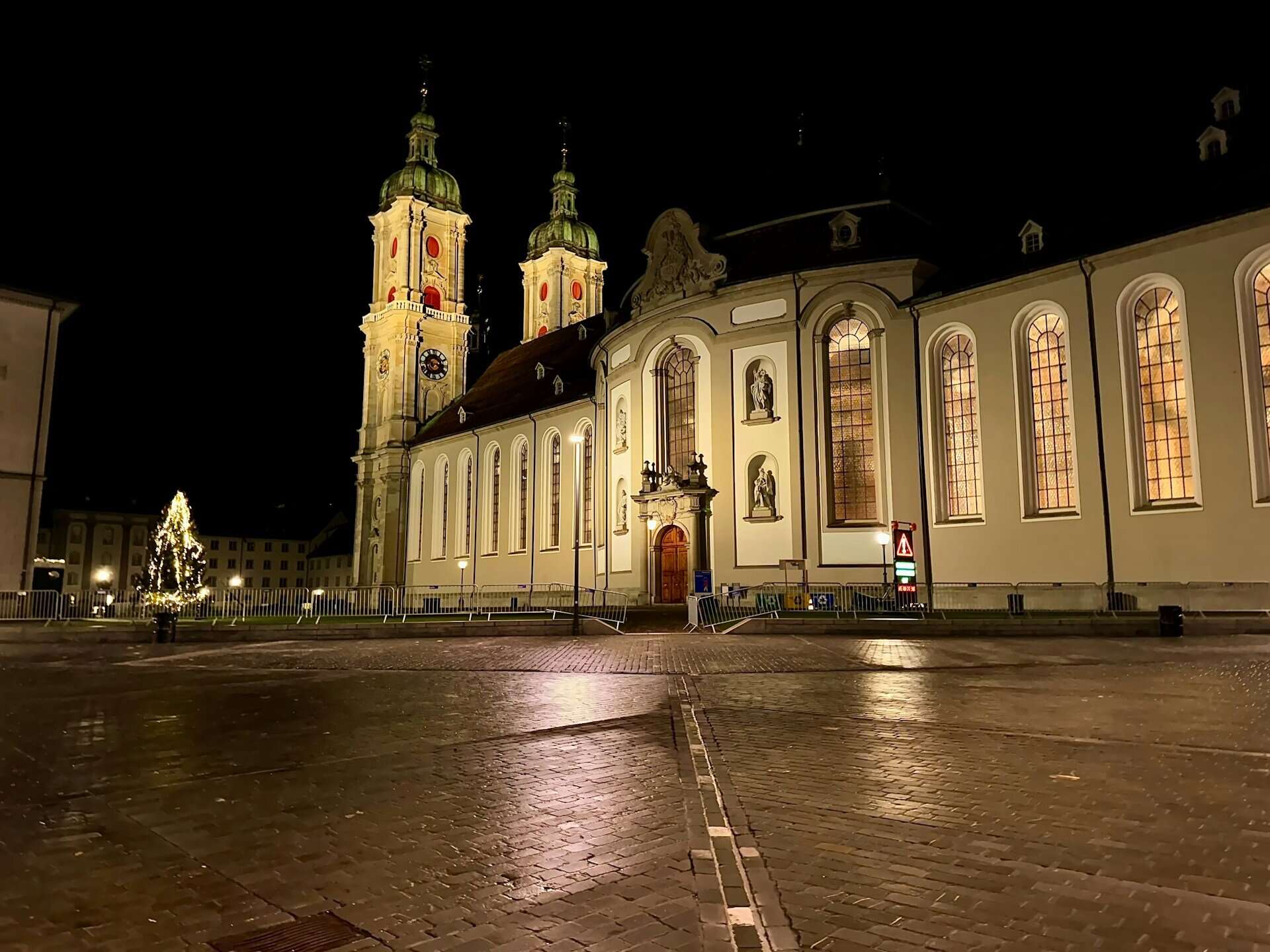 המנזר בסנט גאלן בחג המולד