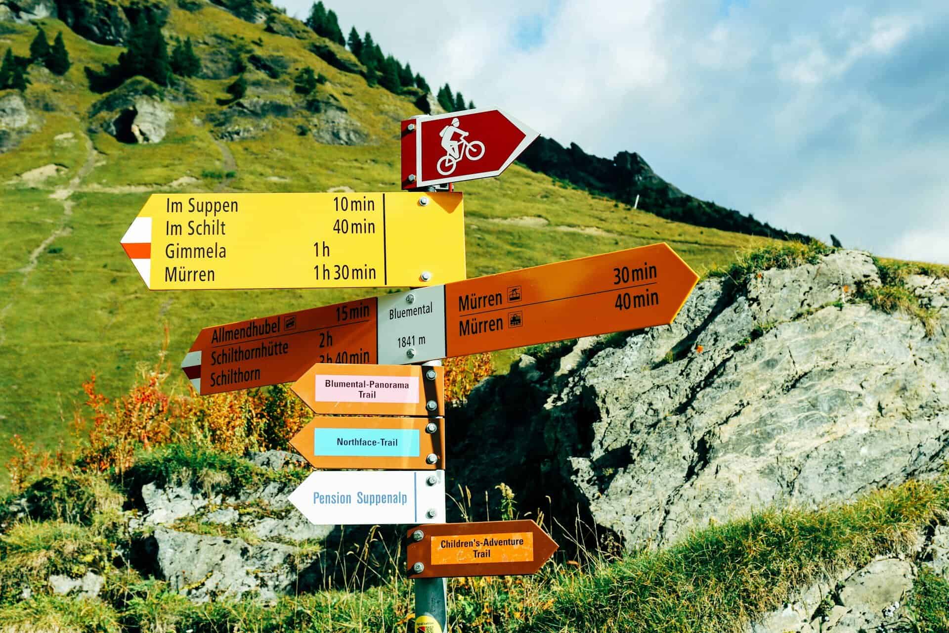 סימון מרחקים מעל לאוטרברונן